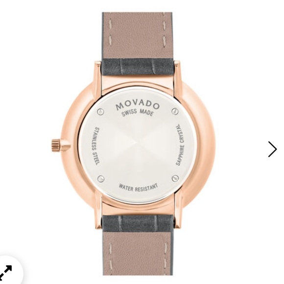 Woman’s Movado Grey Collection Crocodile Watch main image 4